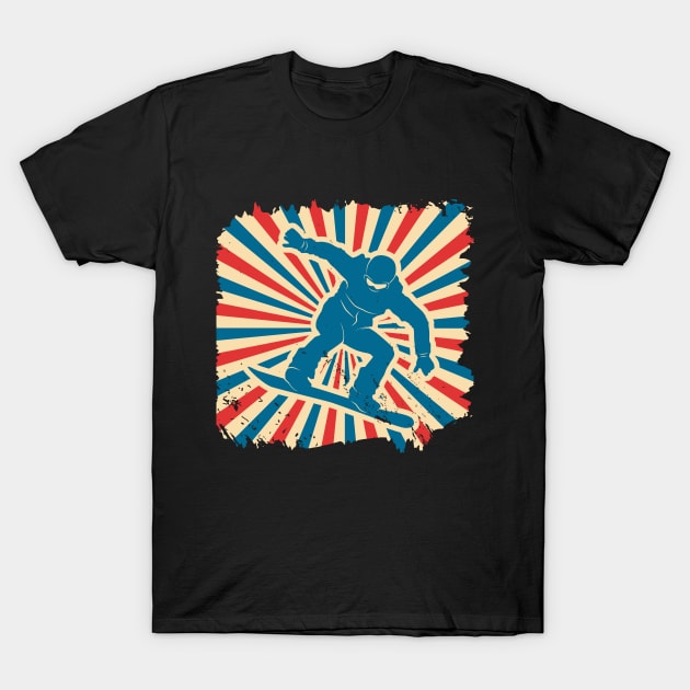 Snowboard retro T-Shirt by Franja